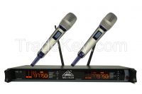 UHF dual channel wireless microphone BE-5038