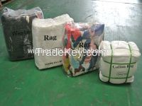white used face and bath towel cotton rags for industrial use