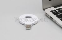 Customized OEM LOGO Bulk Round Card Usb Mini Card Usb Flash Drive Circle Card Usb Flash Drive