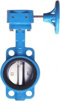 Wafer type butterfly valve / lever gearbox butterfly valve