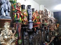 Terracotta sculptures, pots, vases, decorative items