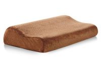 Contoured Memory foam pillow, bamboo breathable fabric side sleep pillow, low-resilience