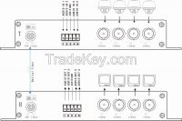 OEM 4ch HDTVI and audio over optic multiplexers with FC/SC/ST