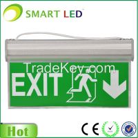 LED 3W Maintained Exit Sign Legend Down