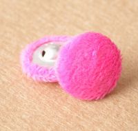 Suede fabric button round hand sewing buttons
