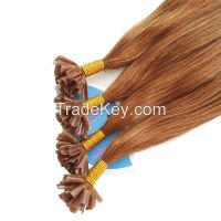 Fusion Prebond Keratin Hair Extension Nail Hair Extensions U Tip Hair