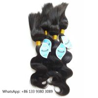 hot sale no glue no thread no clips 100% virgin human hair braid in weave braid in bundles hair 