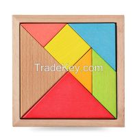 Children's educational toys wooden jigsaw puzzle blocks