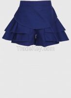 NAVY BLUE STYLISH REGULAR FIT COTTON SHORT