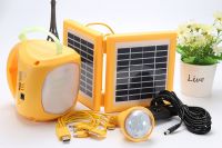 High capacity LED solar lantern with bulbs for emergency