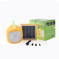 Lithium LED solar camping lantern with phone charging