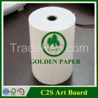 Glossy coated art paper, c2s art paper, coated paper, glossy art paper
