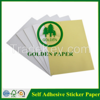 hot sale good quality self adhesive sticker paper