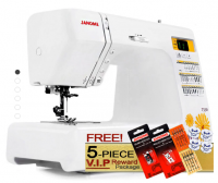 Free 5-piece VIP reward package with Janome 7330