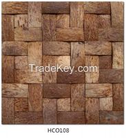 Coconut shell tiles