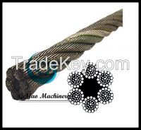 Bright Wire Rope EIPS FC-6X37 Class (Lineal foot)