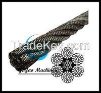 Bright Wire Rope EIPS IWRC-6X37 Class (Lineal Foot)