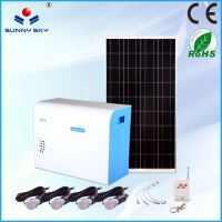 500w green energy mini solar system home solar power system use