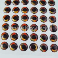 Fly tying material 3D fishing lure eyes