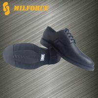 Cow Leather Black Or White Police Officer Shoes Military Police Boots