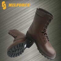 Genuine Cow Leather Goodyear Military Army Combat Boots Tactical Boots Black Or Brown 