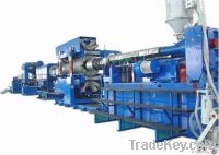 PE double wall corrugated pipe product machine