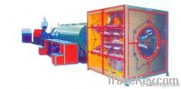 Large caliber heat-preservation tube production line