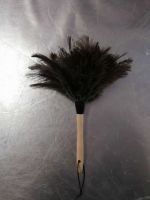 Classical Style Ostrich Feather Duster Wooden Handle