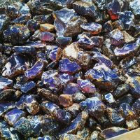 Blue Amber Stone - Rough - From Indonesia