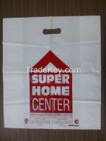 HDPE die cut plastic bag