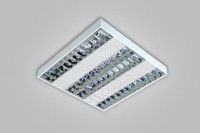 Bright Aluminium Double Parabolic T5 Ligting Fixture