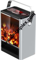 Freestanding fireplace modern design PTC heating element electric fireplace