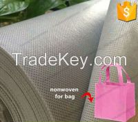 eco Virgin polypropylene spun-bonded nonwoven  fabric for making shopping bag material