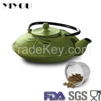 FDA/SGS/LFGB qualified cast iron teapot