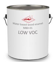 Water based wood enamel