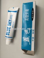 Wholesale in bulk factory price brand names very cheap China teeth whitening herbal non gel  toothpaste 