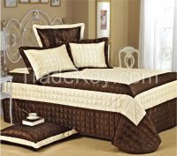 Faux Leather bedspread set 5pcs