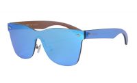 2016 Newest Fashion One pieces Sunglasses Women Ice Blue PC  Lens sunglasses