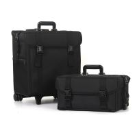 2-in-1 Professional Soft Beauty Trolley Makeup Artist Case Oxford Cosmetic Case