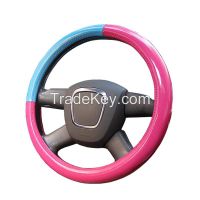 Leather Steering Wheel Cover, Car Interior Accessories