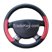 Leather Steering Wheel Cover, Car Interior Accessories
