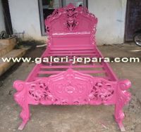Antique Rococo Bedroom Handmade from Solid Mahogany Wood from Furniture Manufacturer Indonesia