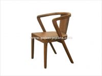 Teak Wood Cafe Chair with Dragonfly Model