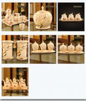 L-d European Style Ceramic Cruet Set Coffee Set Tea Set