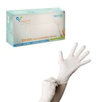 White Nitrile examination gloves