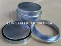 galvanized filter end cap
