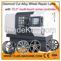 diamond cut alloy wheel machine for sale