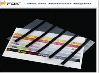 pvc coated overlay with magnetic strip