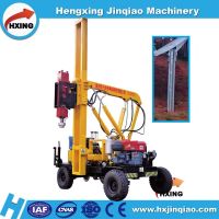 Single Cylinder Hydraulic Pile Driver For Solar Plant Foundation