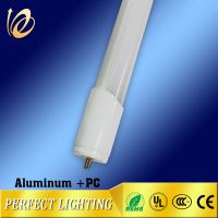 led tube T8 aluminum and pc 18w 110lm/w